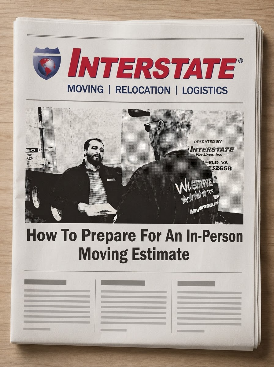 How To Prepare For An In-Person Moving Estimate